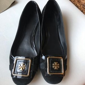 Tory Burch black suede flats - 8